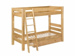 Etagenbett mit schräger Leiter, Kiefer Massiv, Dolphin Moby