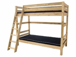 Etagenbett mit Schräger Leiter und 2x Rolllattenroste Dolphin Fasmas Kids