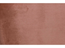 Hocker Sara rund - Samt / •Altrosa - Ø 46 cm von Woood