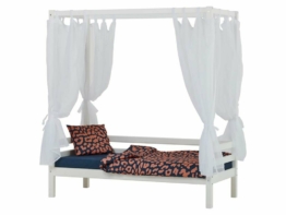 Hoppekids Betthimmel Set für Himmelbett 90 x 200 cm (4er-Set)
