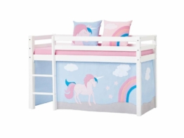 Hoppekids Vorhang Unicorn für Spielbett oder Etagenbett 70x160cm