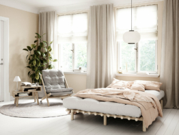 Karup Design Futon Liegestuhl BOOGIE Gestell Weiß / Grey