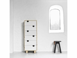 Karup Design HOUSE Kommode mit 6 Schubladen, Natur/Weiß