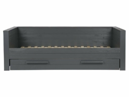 Kojenbett Stahlgrau, 90x200cm, Dennis Woood