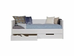 Kojenbett Weiß, 90x200cm, Jade Woood