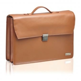 Packenger Bjorn Aktentasche für Laptop 17 Vintage Braun"