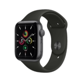 RP // Apple Watch SE Aluminium 44mm SpaceGrau (Sportarmband schwarz)