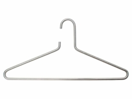 Spinder 3x Kleiderbügel Edelstahl gebürstet, Senza 6