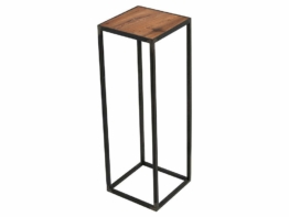 Spinder Beistelltisch JOHN Platte Eiche Gestell Stahl, 60x21x21 cm