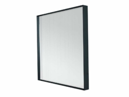 Spinder Spiegel Donna 2 Eckig 60x60cm Schwarz