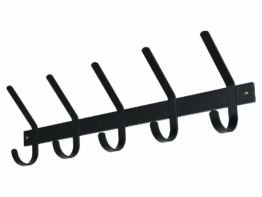 Spinder Wandgarderobe DEXTER 5 mit Haken Schwarz