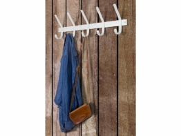 Spinder Wandgarderobe DEXTER 5 mit Haken Weiß