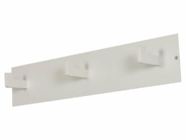 Spinder Wandgarderobe mit 3 Haken Leatherman Weiß