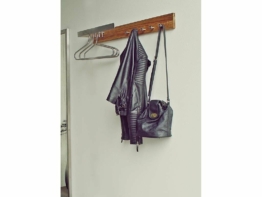 Spinder Wandgarderobe Noa1 Edelstahl gebürstet