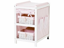 Vorhang Rosa für Wickelregal IDA-MARIE Hoppekids