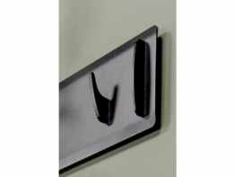 Wandgarderobe Schwarz, Spinder Jefferson 5