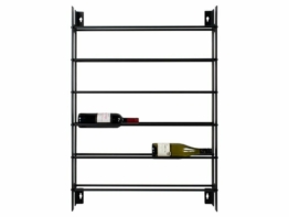 Weinregal Flaschenregal Schwarz, Spinder Vine 7