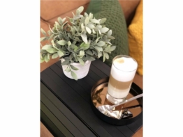 Woood Flexibles Sofatablett XL Schwarz 36 x 45 cm