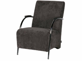 Woood Halifax Sessel Cordstoff Anthrazit