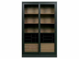 Woood James Vitrine Kiefer Schwarz
