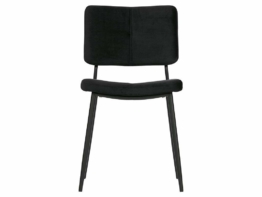 Woood Kaat Esszimmerstuhl Set Velvet Schwarz (2er-Set)