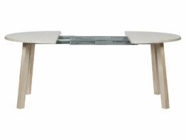 Woood Lange Jan Esstisch Eiche ausziehbar Ø 120 cm