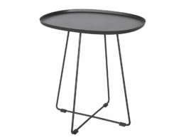 Woood Otis Beistelltisch Metall Schwarz