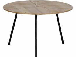 Woood Rodi Couchtisch Holz / Metall Natur ø 60 cm