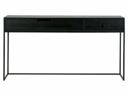 Woood Silas Sidetable Eiche Schwarz