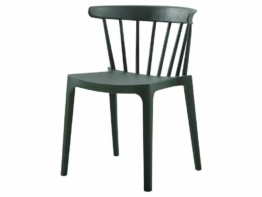 Woood Stapelstuhl Bliss -  Army green / Kunststoff