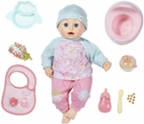 Baby Annabell Babypuppe »Annabell Fütterspaß, 43 cm«, mit Schlafaugen und Sound
