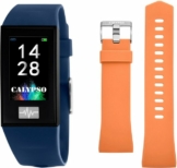CALYPSO WATCHES Smartime, K8500/5 Smartwatch Set, 2-tlg., mit orangem Wechselband, Mit Wechselarmband