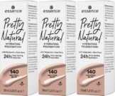 Essence Foundation »Pretty Natural HYDRATING«, 3-tlg.