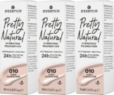 Essence Foundation »Pretty Natural HYDRATING«, 3-tlg.