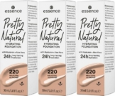 Essence Foundation »Pretty Natural HYDRATING«, 3-tlg.