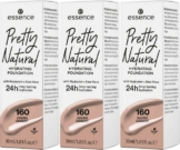 Essence Foundation »Pretty Natural HYDRATING«, 3-tlg.