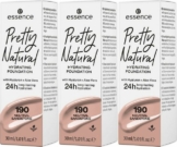 Essence Foundation »Pretty Natural HYDRATING«, 3-tlg.