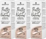 Essence Foundation »Pretty Natural HYDRATING«, 3-tlg.