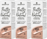 Essence Foundation »Pretty Natural HYDRATING«, 3-tlg.