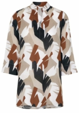 Eterna Klassische Bluse »MODERN CLASSIC« mit Grafik-Print