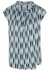 Eterna Kurzarmbluse »1863 by ETERNA - PREMIUM« Blusenshirt mit Rollkragen