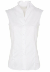 Eterna Satinbluse »MODERN CLASSIC« ohne Arm Bluse