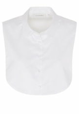 Eterna Satinbluse »MODERN CLASSIC« ohne Arm Bluse/Einsteckkragen