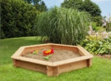 Kiehn-Holz Sandkasten, BxTxH: 175x175x30 cm