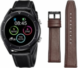 Lotus Smartime, 50009/1 Smartwatch, 3-tlg., mit Wechselband aus echtem Leder und Silikon sowie Ladekabel