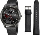 Lotus Smartime, 50011/1 Smartwatch, 3-tlg., mit Wechselband aus echtem Leder und Ladekabel
