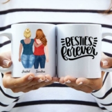 Beste Freundinnen - Personalisierte Tasse (Bis zu 4 Personen)
