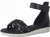 MARCO TOZZI Keilsandalette mit schönen Metallic-Details