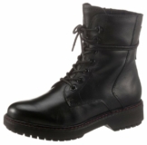 MARCO TOZZI Schnürstiefelette mit dezenter Kontrastnaht