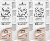 Essence Foundation »Pretty Natural HYDRATING«, 3-tlg.